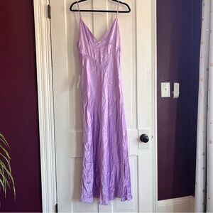 BARDOT lavender Slip Dress
